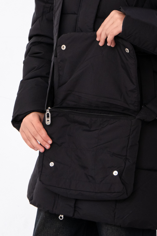 Куртка для дівчинки юніор (зима) + сумка